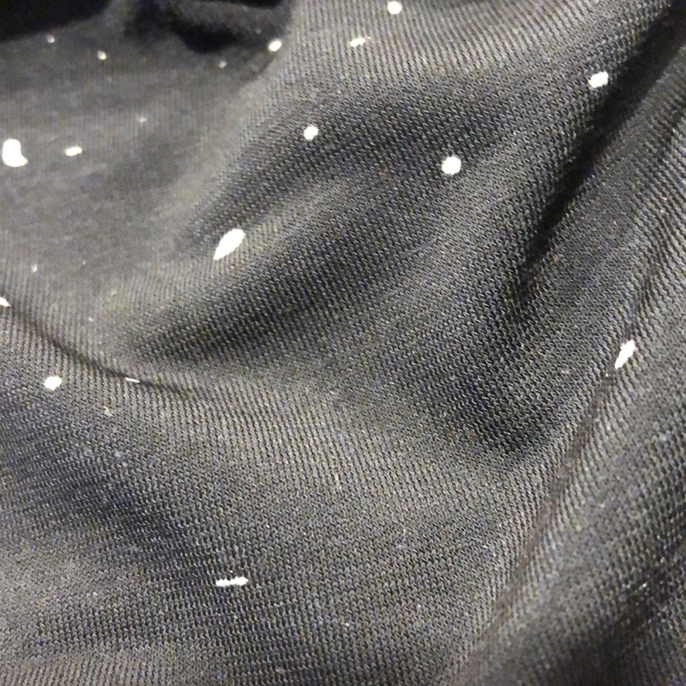 Max Studio Small Stretchy Black and Cream Blouse - Picture 17 of 17